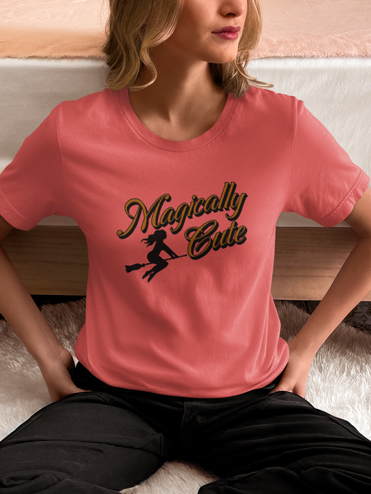 Magically Cute Coquette Witch T-Shirt | Aura Nova
