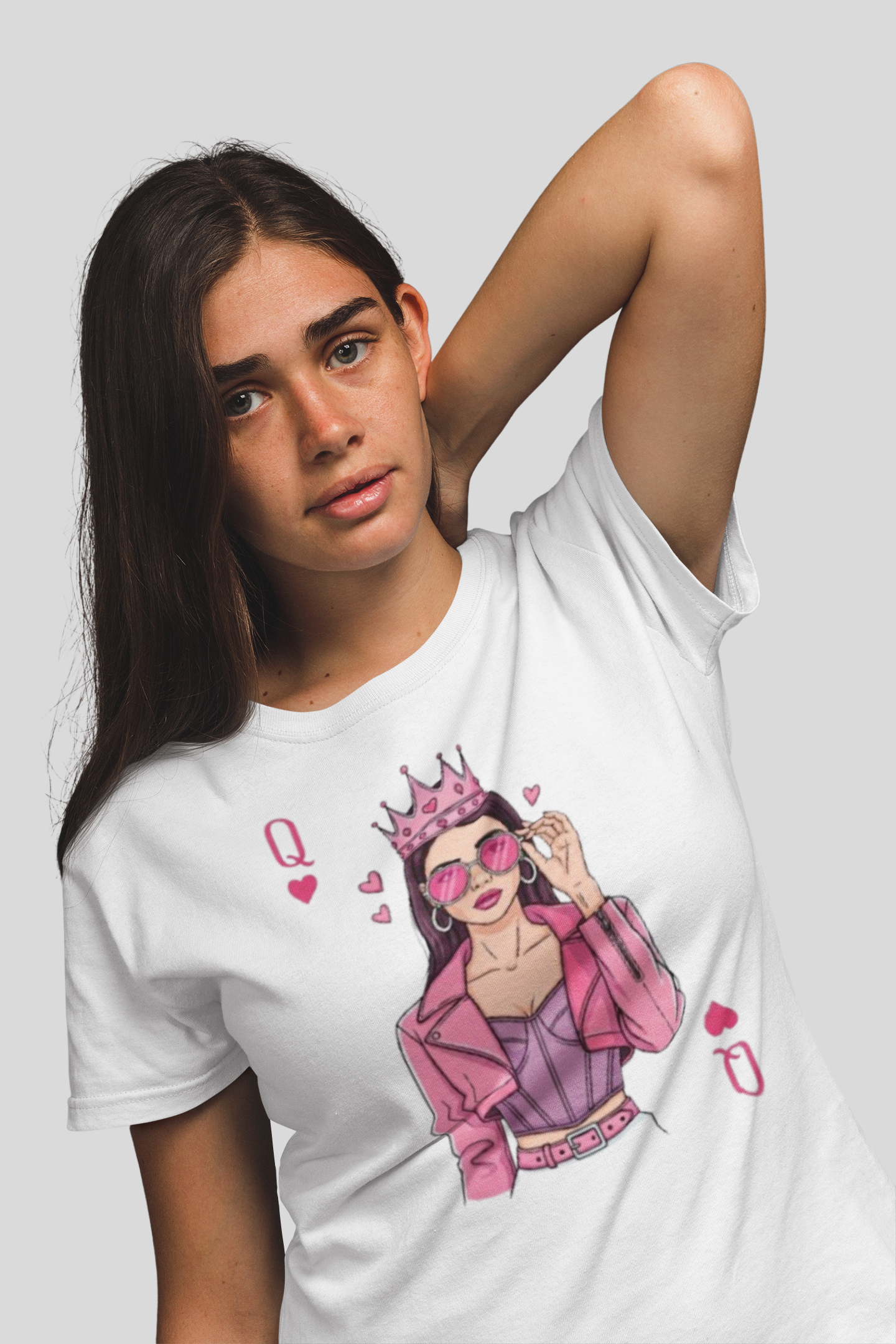 Queen Energy Tee | Modern Coquette Vibe T-Shirt for Confident Women