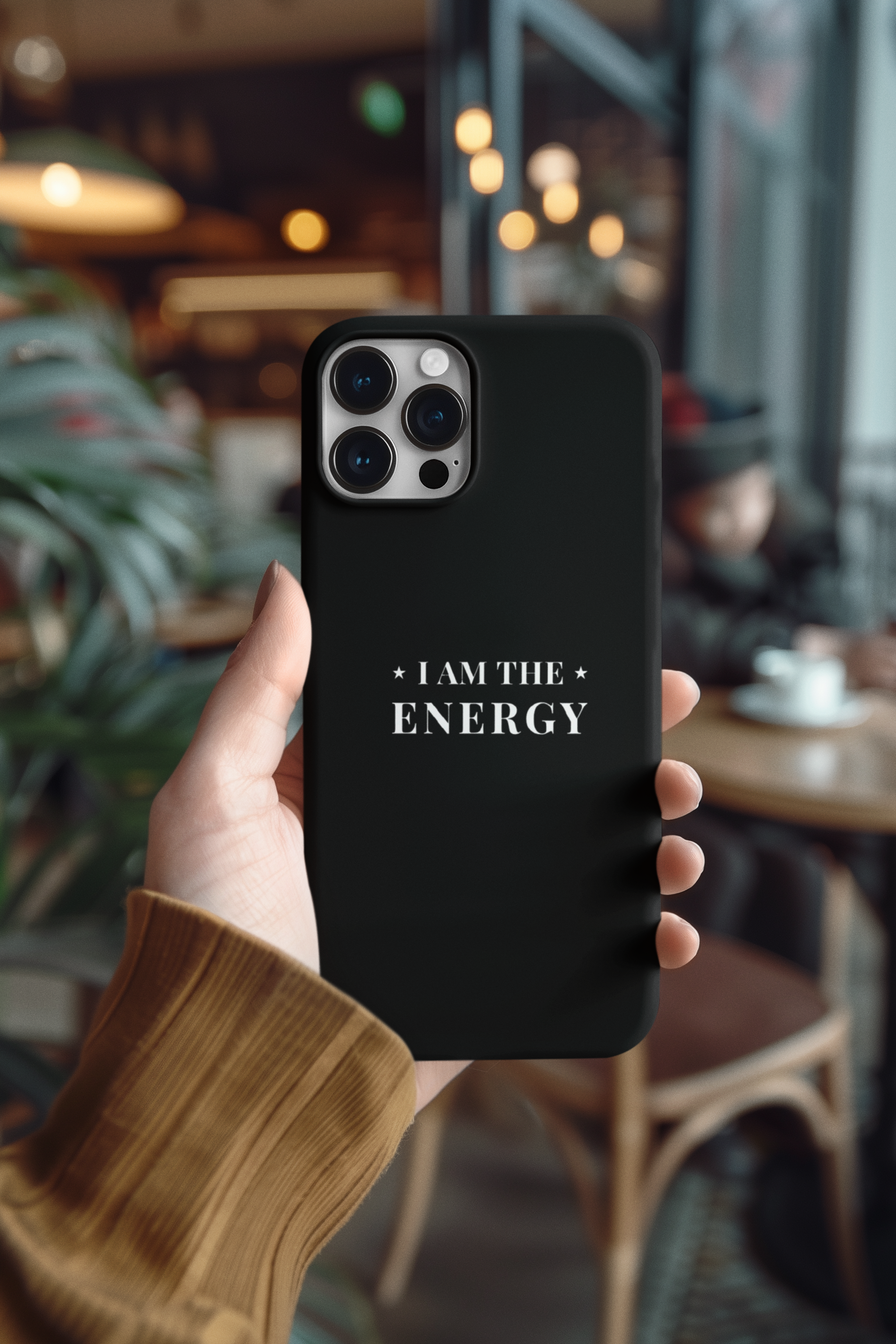I Am The Energy Case – Minimal Aesthetic