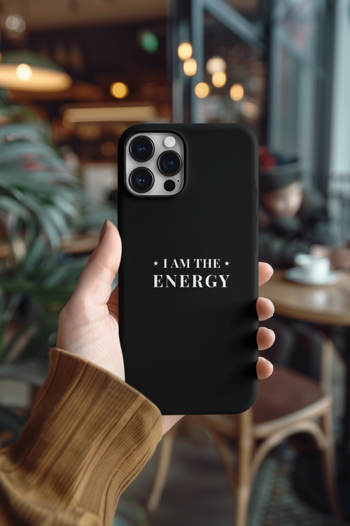 I Am The Energy Case – Minimal Aesthetic