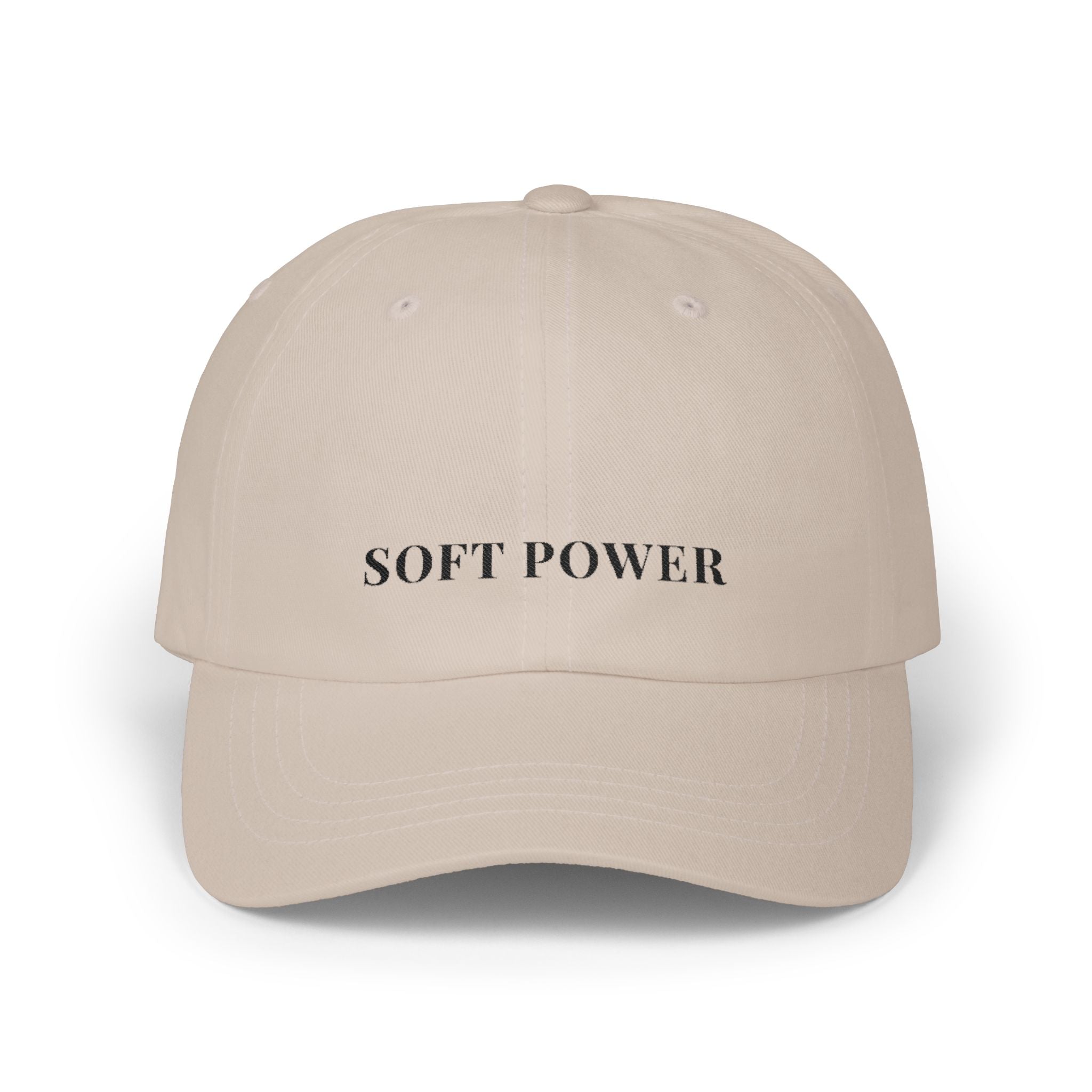 Soft Power Cap – Minimalist Embroidered Hat